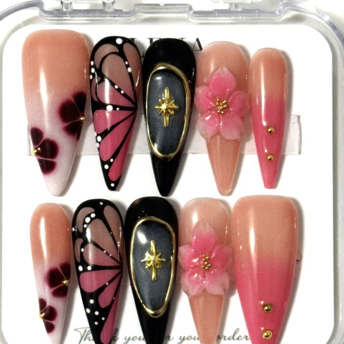 266. Midnight Butterfly Bloom